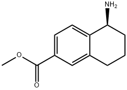 METHYL(5S)-5-AMINO-5,6,7,8-TETRAHYDRONAPHTHALENE-2-CARBOXYLATE Structure