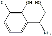 (R)-2-(1-氨基-2-羟乙基)-6-氯苯酚, 1213828-68-2, 结构式