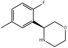 (3S)-3-(2-FLUORO-5-METHYLPHENYL)MORPHOLINE|