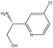 (2R)-2-AMINO-2-(4-CHLORO(2-PYRIDYL))ETHAN-1-OL,1213957-32-4,结构式