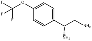 (1R)-1-[4-(TRIFLUOROMETHOXY)PHENYL]ETHANE-1,2-DIAMINE Structure