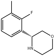 (3R)-3-(2-FLUORO-3-METHYLPHENYL)MORPHOLINE 结构式