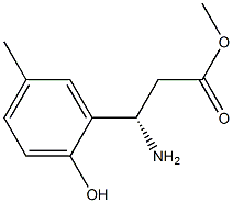METHYL (3S)-3-AMINO-3-(2-HYDROXY-5-METHYLPHENYL)PROPANOATE Structure