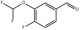 3-(Difluoromethoxy)-4-fluorobenzaldehyde Struktur
