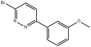 3-Bromo-6-(3-methoxyphenyl)pyridazine Struktur
