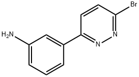 3-Bromo-6-(3-aminophenyl)pyridazine Struktur