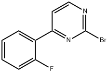 2-Bromo-4-(2-fluorophenyl)pyrimidine Structure