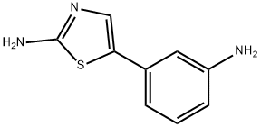 2-Amino-5-(3-aminophenyl)thiazole Structure