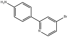 4-Bromo-2-(4-aminophenyl)pyridine Structure