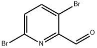 3,6-二溴-2-甲醛吡啶 结构式