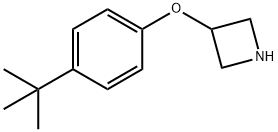 3-(4-(叔丁基)苯氧基)氮杂环丁烷,1220028-86-3,结构式