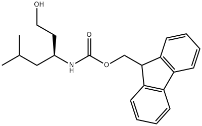 Fmoc-(S)-3-amino-5-methylhexan-1-olhydrochloride Structure
