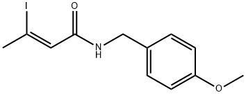 (Z)-3-iodo-N-(4-methoxybenzyl)but-2-enamide Structure