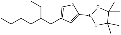 1224430-50-5 4-(2-エチルヘキシル)-2-(4,4,5,5-テトラメチル-1,3,2-ジオキサボロラン-2-イル)チオフェン