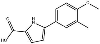 5-(4-methoxy-3-methylphenyl)-1H-pyrrole-2-carboxylic acid Structure