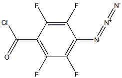 Benzoyl chloride, 4-azido-2,3,5,6-tetrafluoro- Structure