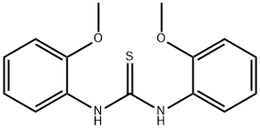N,N'-Bis(2-methoxyphenyl)thiourea Structure