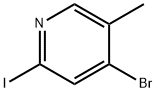 4-BROMO-2-IODO-5-METHYLPYRIDINE Structure