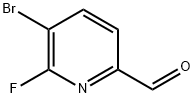 5-bromo-6-fluoropyridine-2-carbaldehyde 化学構造式