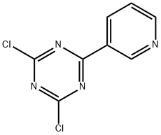 2,4-Dichloro-6-(3-pyridyl)-1,3,5-triazine Structure