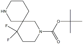 tert-butyl 5,5-difluoro-2,8-diazaspiro[5.5]undecane-2-carboxylate Structure