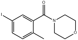 4-[(5-Iodo-2-methylphenyl)carbonyl]morpholine 化学構造式