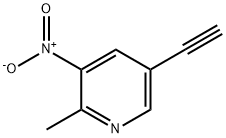 5-Ethynyl-2-methyl-3-nitropyridine Struktur