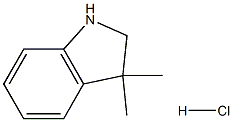 3,3-dimethylindoline HCL 化学構造式
