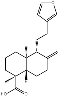 1-Naphthalenecarboxylic acid, 5-[2-(3-furanyl)ethyl]decahydro-1,4a-dimethyl-6-methylene-, (1S,4aS,5R,8aS)-|