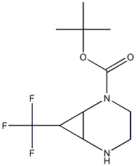 tert-butyl 7-(trifluoromethyl)-2,5-diazabicyclo[4.1.0]heptane-2-carboxylate,1235439-95-8,结构式
