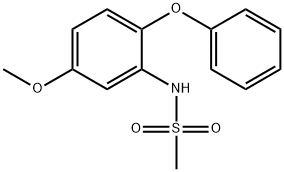 N-(5-Methoxy-2-phenoxyphenyl)methanesulfonamide Struktur