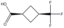 cis-3-(trifluoromethyl)cyclobutane-1-carboxylic acid Structure