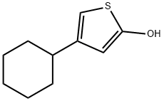 2-Hydroxy-4-(cyclohexyl)thiophene Structure