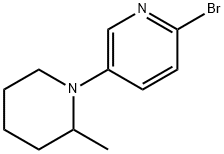 2-Bromo-5-(2-methylpiperidin-1-yl)pyridine,1243839-27-1,结构式