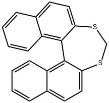 ジナフト[2,1-d:1',2'-f][1,3]ジチエピン 化学構造式