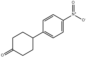 4-(4-Nitrophenyl)cyclohexanone 化学構造式