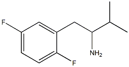 1-(2,5-DIFLUOROPHENYL)-3-METHYLBUTAN-2-AMINE,1247201-28-0,结构式