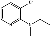3-BROMO-N-ETHYL-N-METHYLPYRIDIN-2-AMINE 化学構造式