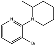 3-Bromo-2-(2-methylpiperidin-1-yl)pyridine Structure