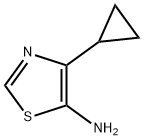 4-CYCLOPROPYL-1,3-THIAZOL-5-AMINE Struktur