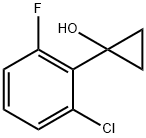 1-(2-chloro-6-fluorophenyl)cyclopropan-1-ol Struktur