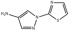 1-(1,3-thiazol-2-yl)-1H-pyrazol-4-amine 化学構造式