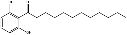 1-(2,6-Dihydroxyphenyl)dodecan-1-one Struktur