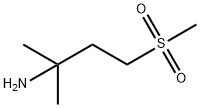 4-methanesulfonyl-2-methylbutan-2-amine 化学構造式