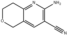 2-AMINO-5H,7H,8H-PYRANO[4,3-B]PYRIDINE-3-CARBONITRILE Structure