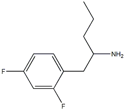 1-(2,4-DIFLUOROPHENYL)PENTAN-2-AMINE Structure