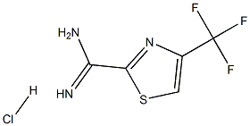 4-(Trifluoromethyl)thiazole-2-carboximidamide hydrochloride Structure