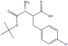 (R)-3-((叔丁氧基羰基)氨基)-2-(4-氯苄基)丙酸, 1251904-39-8, 结构式