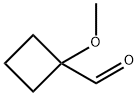 1-methoxycyclobutane-1-carbaldehyde Structure