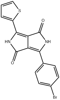 3-(4-Bromophenyl)-6-(thiophen-2-yl)pyrrolo[3,4-c]pyrrole-1,4(2H,5H)-dione Structure